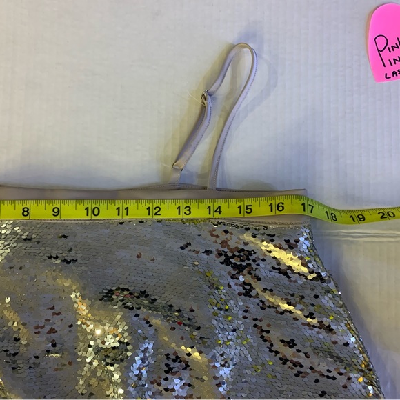 Sequin silver dress large - Picture 5 of 7